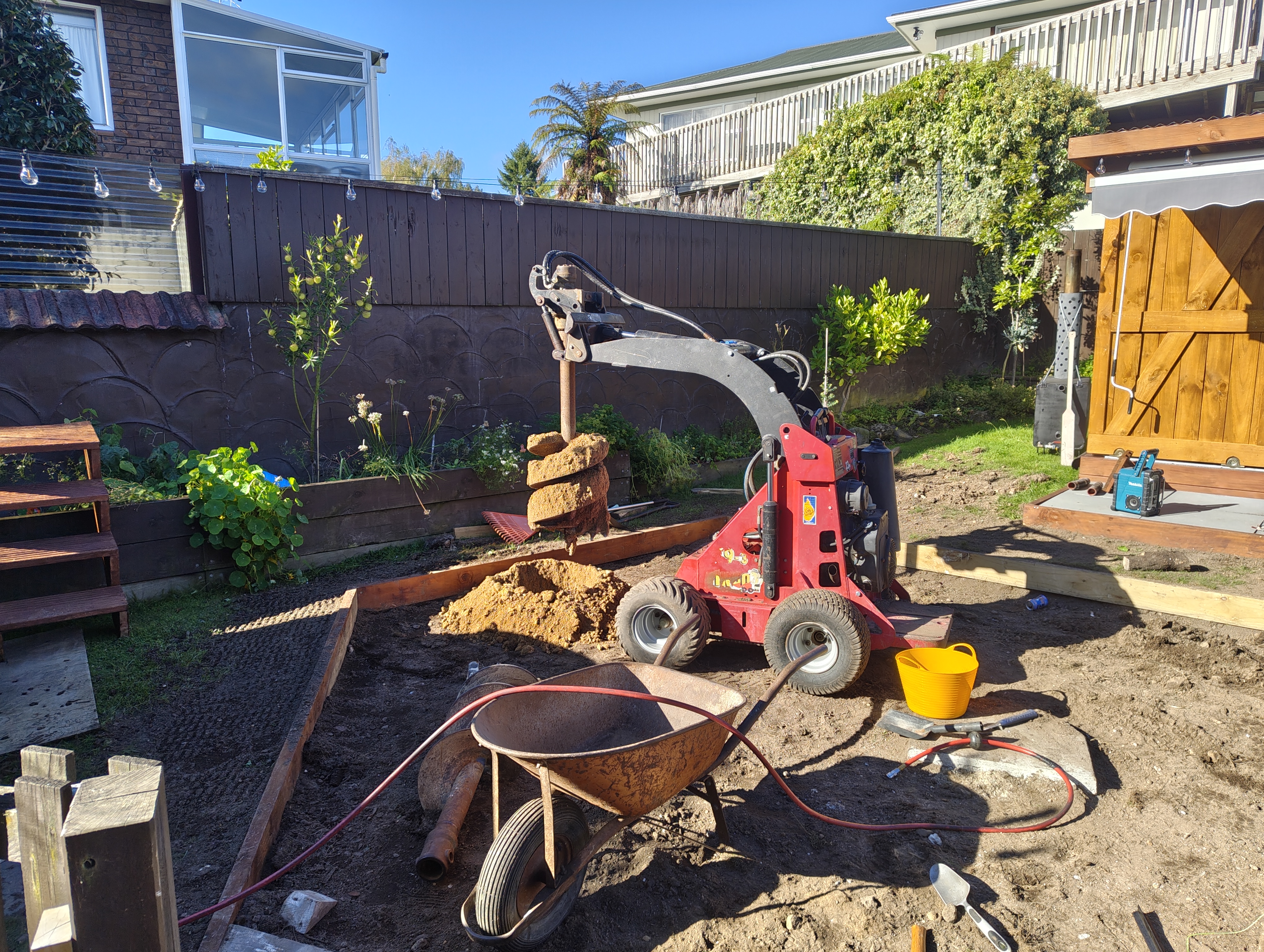 Drilling work